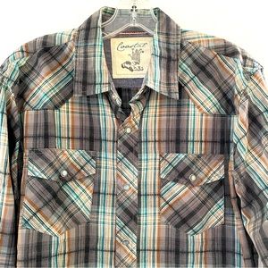 Men’s western shirt, Coastal brand, size medium
